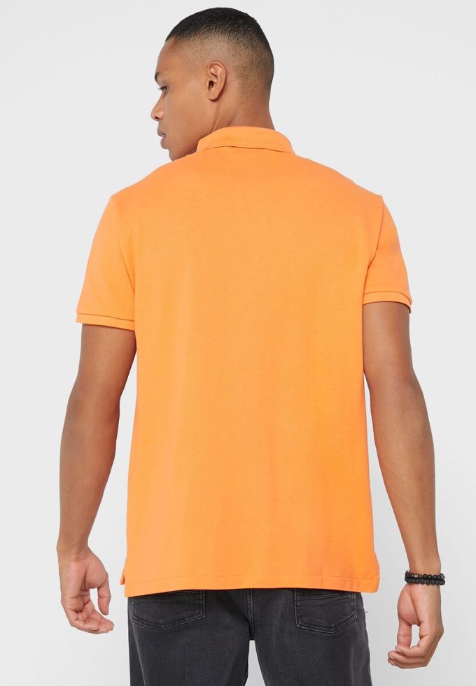Orange Men’s Ralph Lauren Essential Polo Shirts Orange Men’s Ralph Lauren Essential Polo Shirts