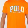 Orange Men’s Ralph Lauren Logo Crew Neck T Shirts