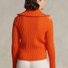 Orange Women’s Ralph Lauren Hybrid Funnelneck Jackets