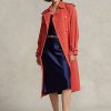 Orange Women’s Ralph Lauren Silk-Blend Coats Orange Women’s Ralph Lauren Silk-Blend Coats