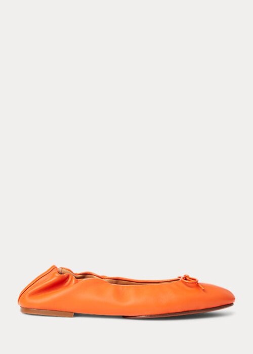 Orange Women’s Ralph Lauren The Pony Ballet Flat Shoes Orange Women’s Ralph Lauren The Pony Ballet Flat Shoes