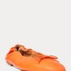 Orange Women’s Ralph Lauren The Pony Ballet Flat Shoes Orange Women’s Ralph Lauren The Pony Ballet Flat Shoes