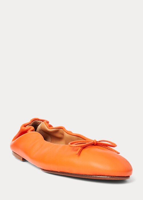 Orange Women’s Ralph Lauren The Pony Ballet Flat Shoes Orange Women’s Ralph Lauren The Pony Ballet Flat Shoes