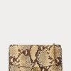 Parchment Women’s Ralph Lauren Faux-Snakeskin Medium Adair Crossbody Bags