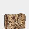 Parchment Women’s Ralph Lauren Faux-Snakeskin Medium Adair Crossbody Bags