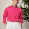 Pink Men’s Ralph Lauren Cotton Crewneck Jumper  Sweaters