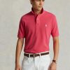 Pink Men’s Ralph Lauren Custom Slim Fit Mesh Polo Shirts