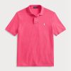 Pink Men’s Ralph Lauren Custom Slim Fit Mesh Polo Shirts