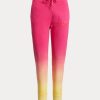 Pink / Orange / Yellow Women’s Ralph Lauren Dip-Dyed French Terry Sweatpants Pink / Orange / Yellow Women’s Ralph Lauren Dip-Dyed French Terry Sweatpants