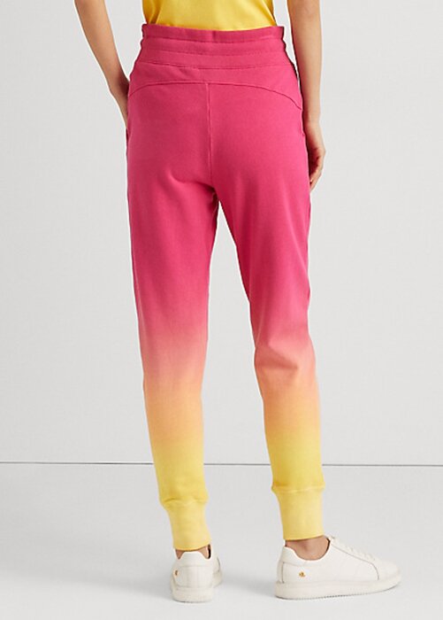 Pink / Orange / Yellow Women’s Ralph Lauren Dip-Dyed French Terry Sweatpants Pink / Orange / Yellow Women’s Ralph Lauren Dip-Dyed French Terry Sweatpants