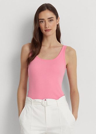 Pink Women’s Ralph Lauren Cotton-Blend Tanks
