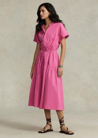 Pink Women’s Ralph Lauren Drawstring Dress