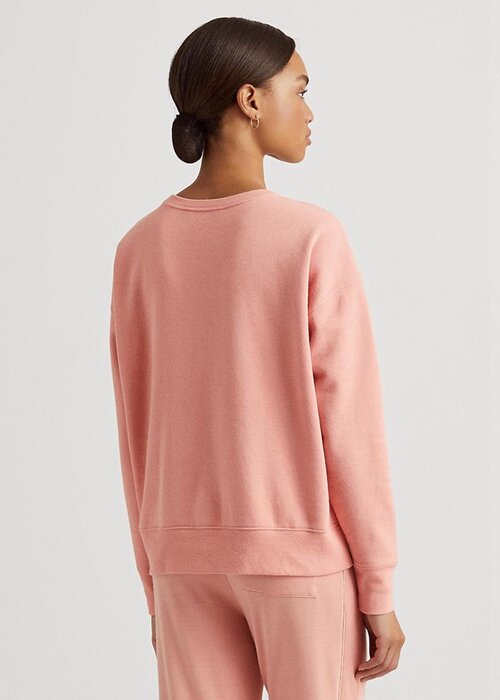 Pink Women’s Ralph Lauren Fleece Pullover Sweatshirts Pink Women’s Ralph Lauren Fleece Pullover Sweatshirts