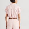 Pink Women’s Ralph Lauren Linen Dolman-Sleeve Shirts