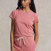 Pink Women’s Ralph Lauren Organic Cotton Crewneck T Shirts