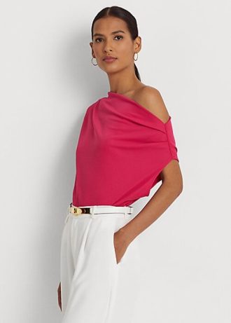 Pink Women’s Ralph Lauren Stretch Jersey Tops