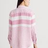 Pink Women’s Ralph Lauren Striped Oversize Linen Shirts Pink Women’s Ralph Lauren Striped Oversize Linen Shirts