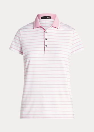 Pink Women’s Ralph Lauren Tailored Fit Jersey Polo Shirts