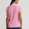Pink Women’s Ralph Lauren Tailored Fit Piqué Polo Shirts