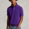 Purple Men’s Ralph Lauren Custom Slim Fit Mesh Polo Shirts