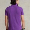Purple Men’s Ralph Lauren Custom Slim Fit Mesh Polo Shirts Purple Men’s Ralph Lauren Custom Slim Fit Mesh Polo Shirts