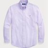 Purple Men’s Ralph Lauren Slim Fit Oxford  Shirts