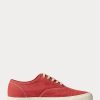 Red Men’s Ralph Lauren Canvas Sneakers