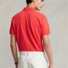 Red Men’s Ralph Lauren Custom Slim Fit Mesh Polo Shirts