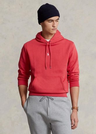 Red Men’s Ralph Lauren Double-knit   Hoodie