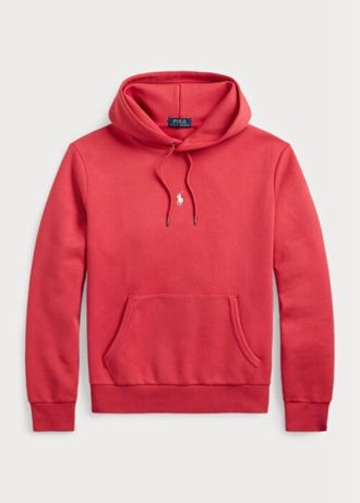 Red Men’s Ralph Lauren Double-knit   Hoodie