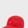 Red Men’s Ralph Lauren Essential Curved Peak Hats Red Men’s Ralph Lauren Essential Curved Peak Hats