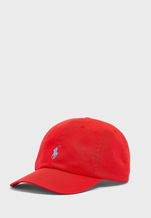 Red Men’s Ralph Lauren Essential Curved Peak Hats Red Men’s Ralph Lauren Essential Curved Peak Hats