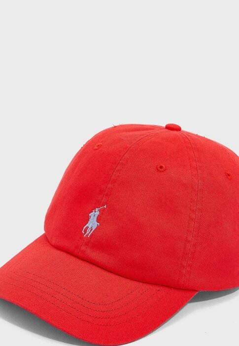Red Men’s Ralph Lauren Essential Curved Peak Hats Red Men’s Ralph Lauren Essential Curved Peak Hats