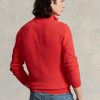 Red Men’s Ralph Lauren Mesh-knit Cotton Quarter-zip Jumper  Sweaters