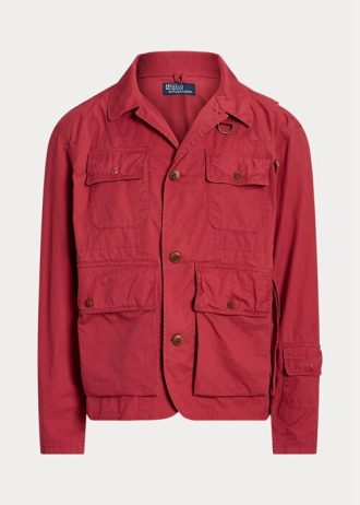 Red Men’s Ralph Lauren Twill Wading Jackets