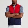 Red / Navy Men’s Ralph Lauren Water-Repellent Packable Vest