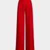 Red Women’s Ralph Lauren Graciela Silk Shantung Pants Red Women’s Ralph Lauren Graciela Silk Shantung Pants