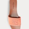 Rose Women’s Ralph Lauren Andela Calf-Suede Sandals