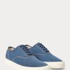 Royal Blue Men’s Ralph Lauren Canvas Sneakers
