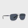 Silver Men’s Ralph Lauren 0Ph3137 Clubmaster Sunglasses