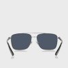 Silver Men’s Ralph Lauren 0Ph3137 Clubmaster Sunglasses