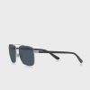 Silver Men’s Ralph Lauren 0Ph3137 Clubmaster Sunglasses