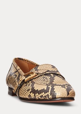Snake Women’s Ralph Lauren Avah Welington Ayers Snakeskin Loafers Snake Women’s Ralph Lauren Avah Welington Ayers Snakeskin Loafers