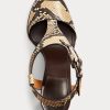 Snake Women’s Ralph Lauren Emilie Welington Ayers Snakeskin Sandals