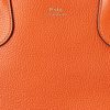 Sunset Orange Women’s Ralph Lauren Reversible Leather Medium Bellport Tote Bags
