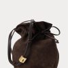 Tobacco Women’s Ralph Lauren The Suede Pony Handbag