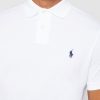 White Men’s Ralph Lauren Basic Mesh Polo Shirts