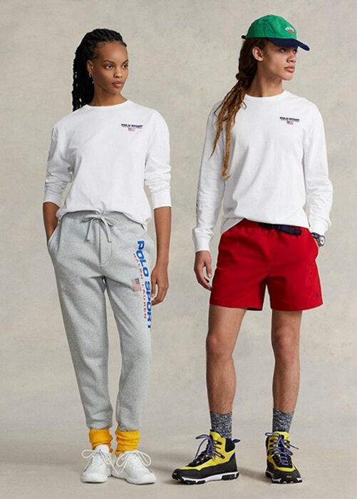 White Men’s Ralph Lauren Classic Fit Polo Sport Jersey T Shirts White Men’s Ralph Lauren Classic Fit Polo Sport Jersey T Shirts