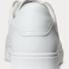 White Men’s Ralph Lauren Court Sneakers