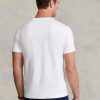 White Men’s Ralph Lauren Custom Slim Fit Crewneck  T Shirts